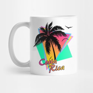 Costa Rica Cool 80s Sunset Mug